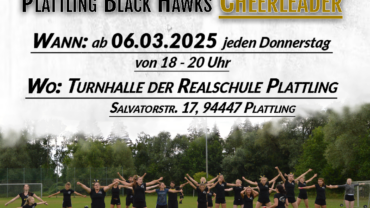 Cheerleader beginnen mit dem Training